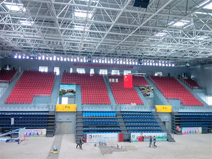 华阴电厂体育馆网架加工